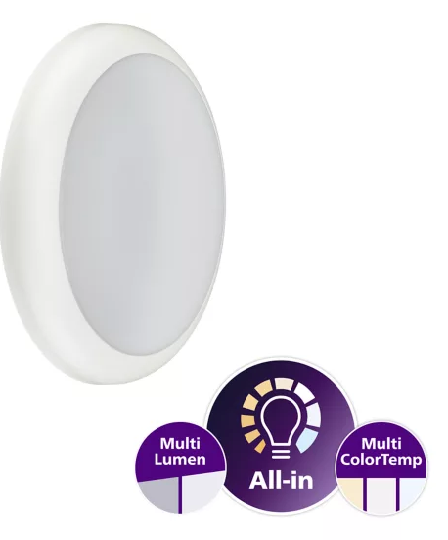 LED SVETILJKA sa senzorom 17W/CCT IP65 WL070V LED17S/830/840/860 PSU MDU